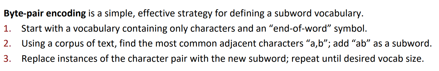 byte pair encoding